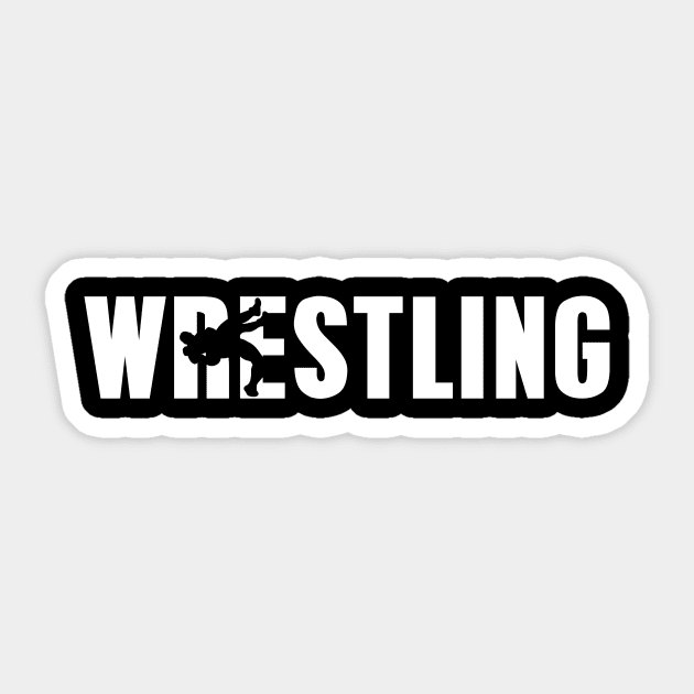 Suplex Wrestler Gift Wrestling Sticker by Humbas Fun Shirts